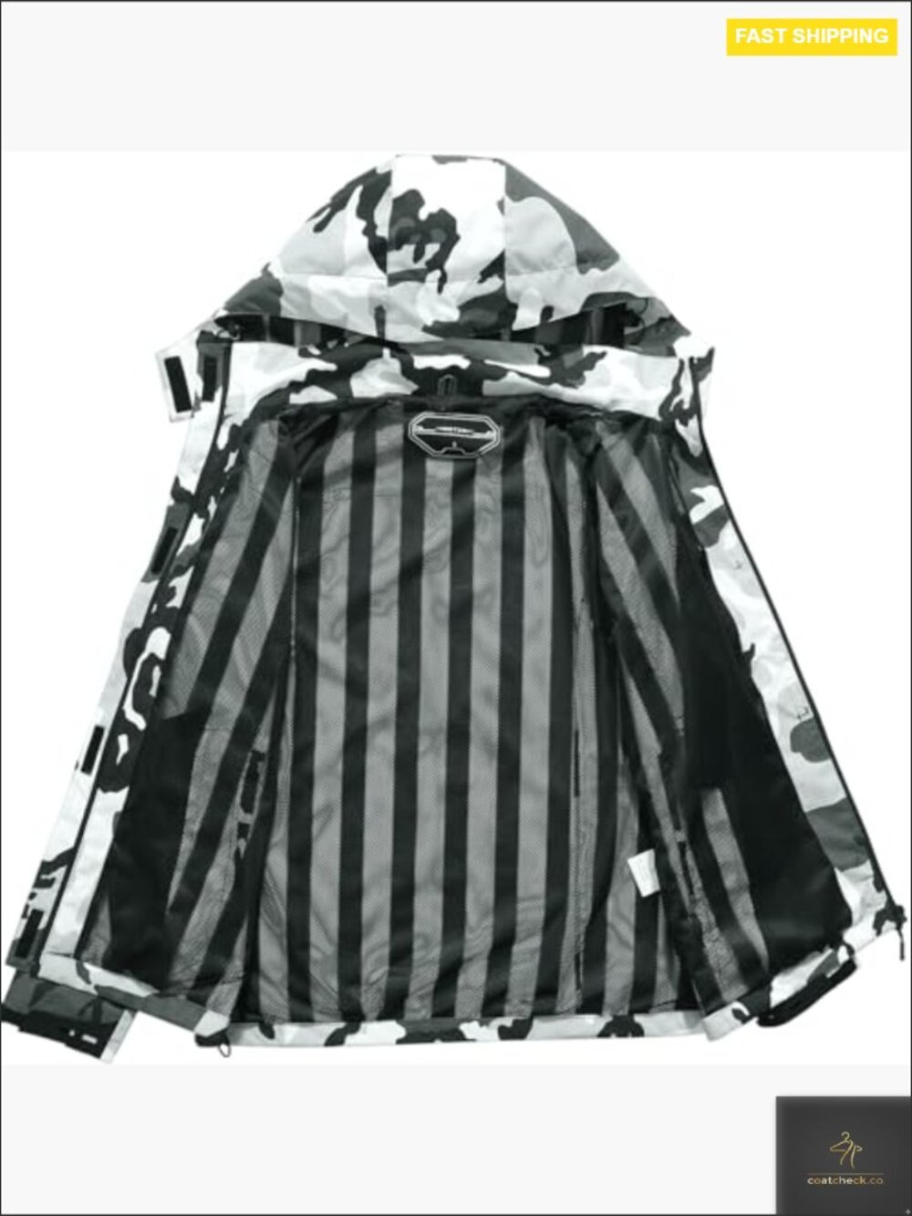 Lightweight Waterproof Raincoat Detachable Hood Travel Jacket - Picture 3 of 7